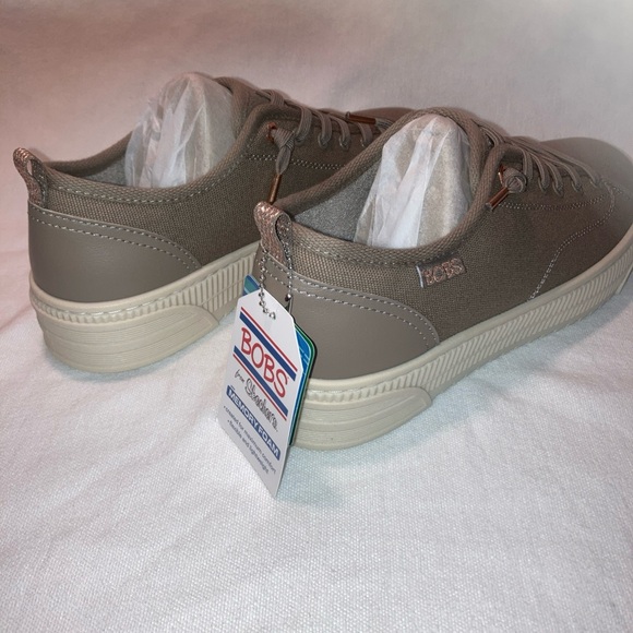 BOBS from Skechers Taupe Lace-Up Sneakers - Picture 8 of 12